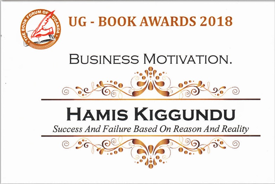 Hamis Kiggundu’s Book Wins Business Book Of The Year!