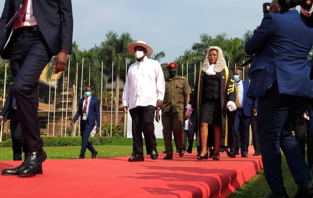 Museveni at CSPOC
